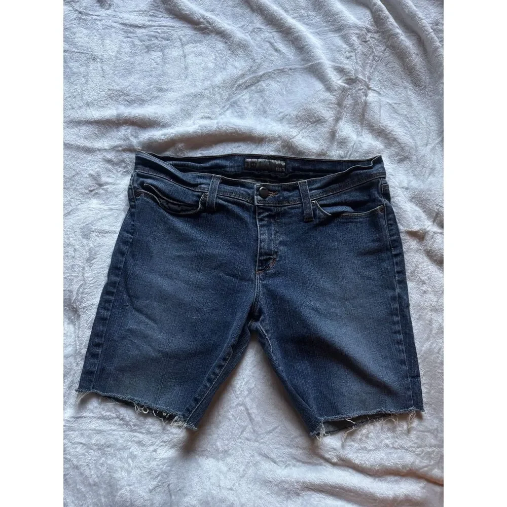 Vintage Y2K Joe's Jeans Womens 30 Denim Cutoff Bermuda Shorts Jorts Made USA